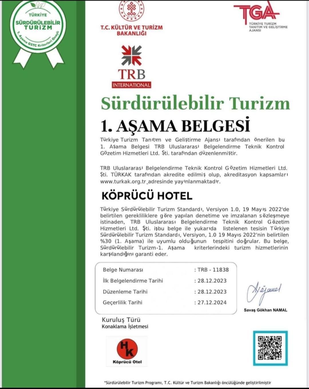 Koepruecue Hotel Diyarbakır Eksteriør billede