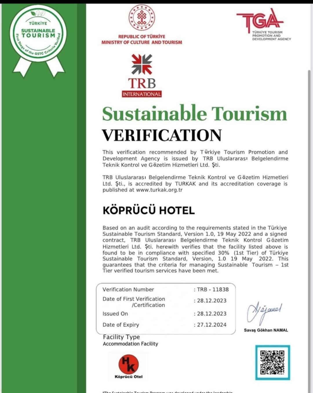 Koepruecue Hotel Diyarbakır Eksteriør billede